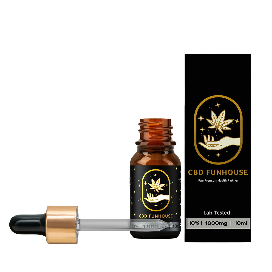 CBD FUNHOUSE 10% Ulei CBD Premium (1000mg) 10ml - imagine 3