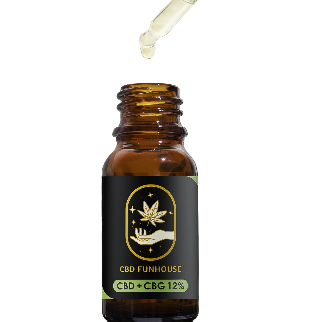 CBD FUNHOUSE 12% Tinctură CBD+CBG (1200mg) 10ml - imagine 3