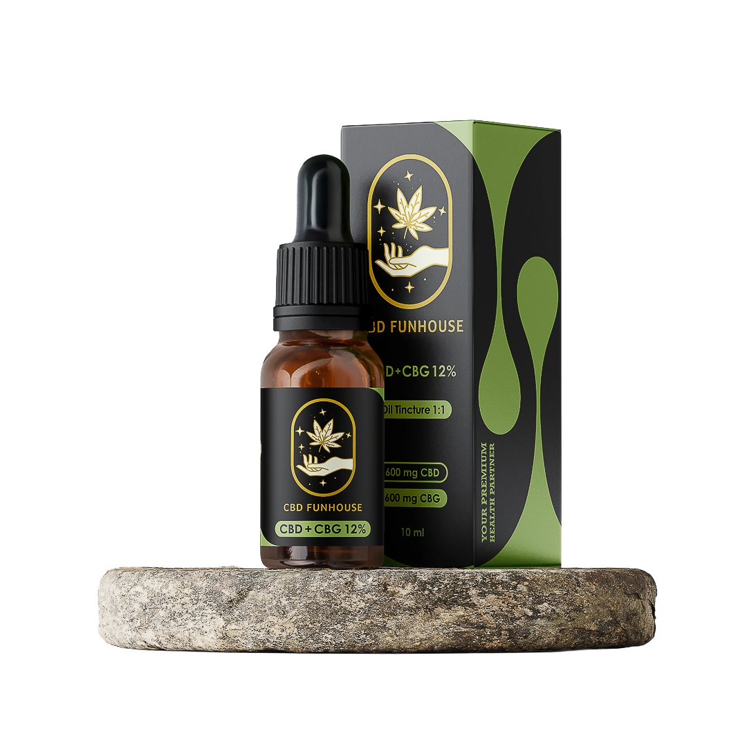 CBD FUNHOUSE 12% Tinctură CBD+CBG (1200mg) 10ml - imagine 6