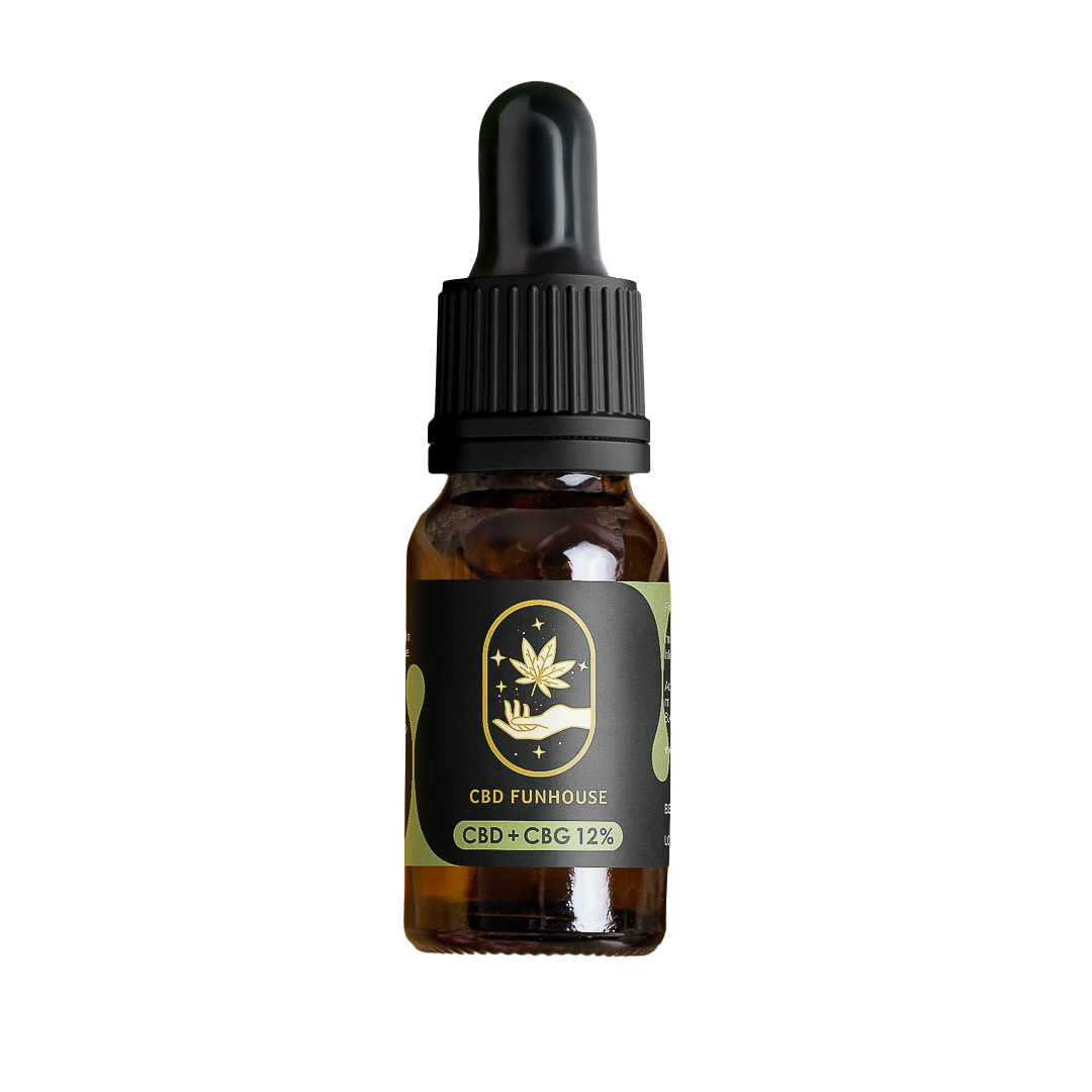 CBD FUNHOUSE 12% Tinctură CBD+CBG (1200mg) 10ml - imagine 4