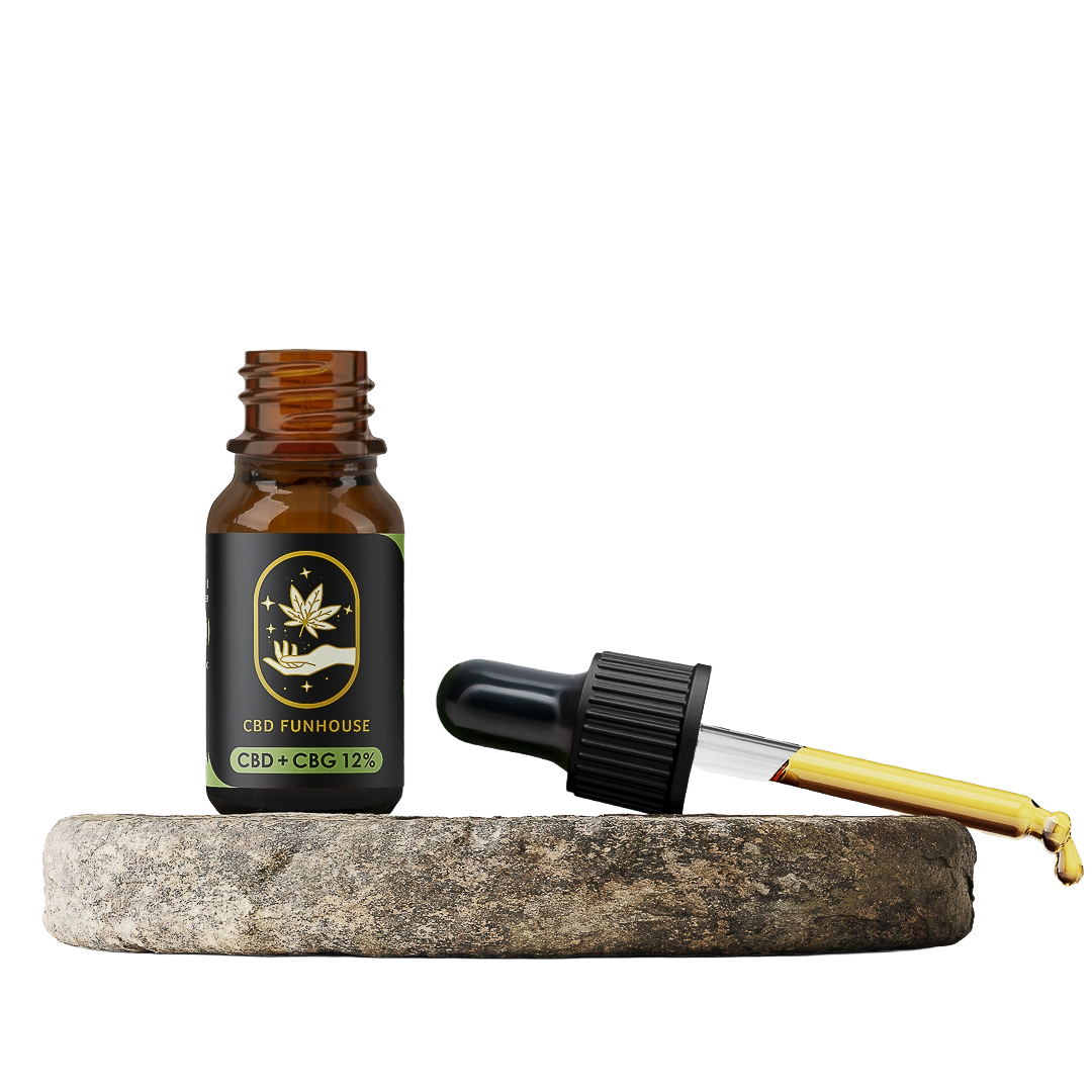 CBD FUNHOUSE 12% Tinctură CBD+CBG (1200mg) 10ml - imagine 8