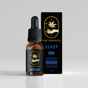 CBD Tincture For Sleep 12% (CBD+CBN+Melatonin) – 10ml & 30ml