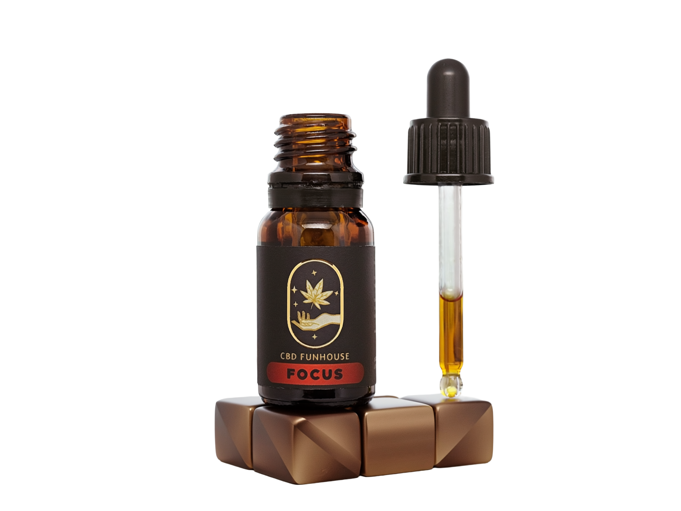 CBD FUNHOUSE 25% Tinctură FOCUS (2500mg) 10ml - imagine 9